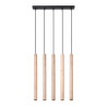 Pendant lamp PASTELO 5L wood