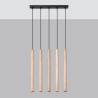 Lampe suspendue PASTELO 5L bois