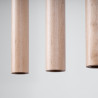 Candeeiro suspenso PASTELO 5L madeira