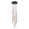 Lampe pendante PASTELO 5P bois