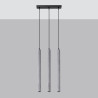 Pendant lamp PASTELO 3L concrete