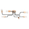 Lustre TIMBO 6 noir