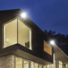 50W flat LED floodlight IP66 with motion sensor
