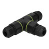 3X1.5mm² waterproof T conector - 3 wire