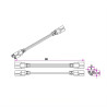 Câble de connexion double 20 cm pour barrettes LED T5
