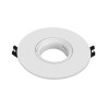 Ø110mm round PC fixture for GU10/MR16 bulbs