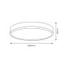 Plafonnier rond CCT 32W