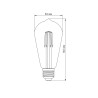 lâmpada da filamento OLD 360º 6W LED estilo Edison