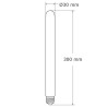 Lâmpada da filamento T30 360º 4W LED tubo