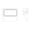 LED Projector ESTÁDIO 250W LUMILEDS - Mean Well