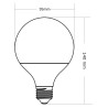 Ampoule LED - G95, 12W