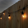 Guirlande LED - 5 m, 10xE27, IP54