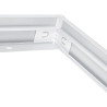 Cadre en aluminium blanc pour panneau 60 x 60, hauteur 70 mm