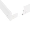 Cadre en aluminium blanc pour panneau 60 x 60, hauteur 70 mm