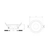 Anneau spot orientable pour ampoule dichroïque