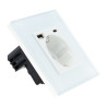 Prise Schuko 16 A USB A+C recharge rapide 20 W
