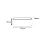Luminaire en aluminium 2x6W IP65 LED, noir