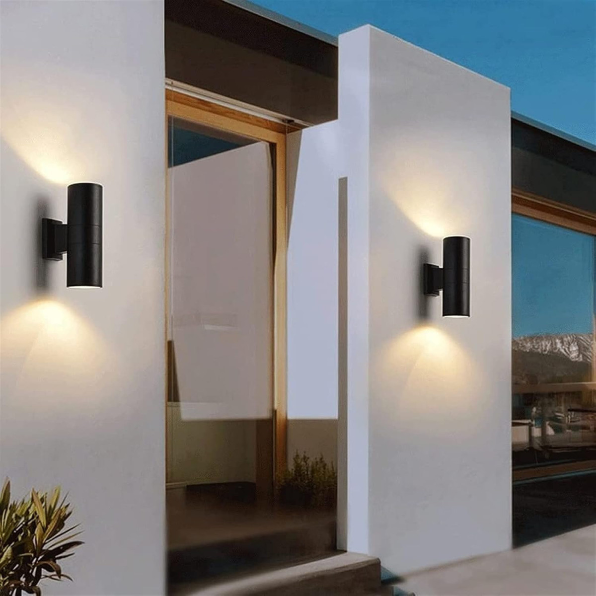 WALL LIGHT 2XGU10 BLACK