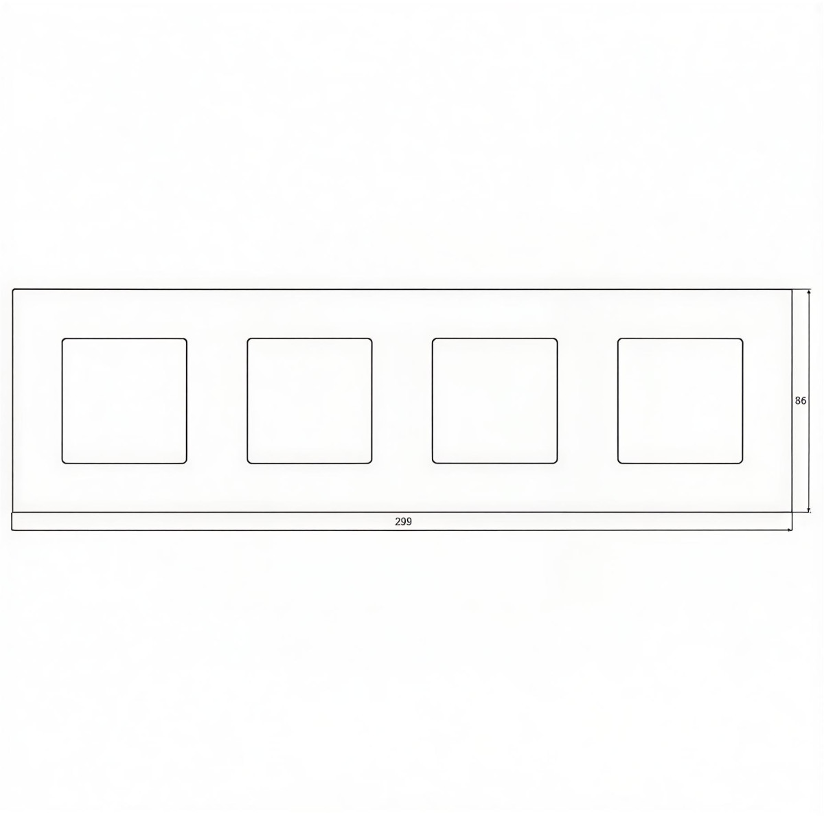 4 Modules PC Frame | Masterled