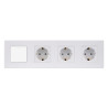 Moldura PC 4 Mecanismos