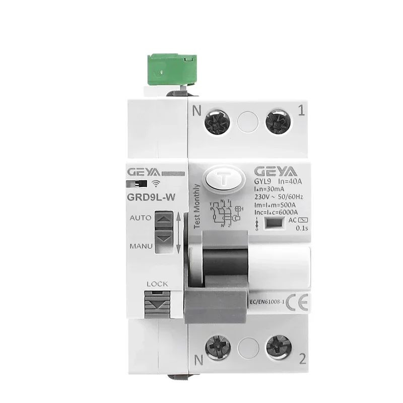 WiFi Residual Current Circuit-Breaker 2P