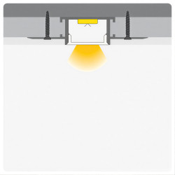 Profilé Aluminium Encastrable pour Plâtre / Placo