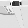 Profilé Aluminium Encastrable pour Plâtre / Placo