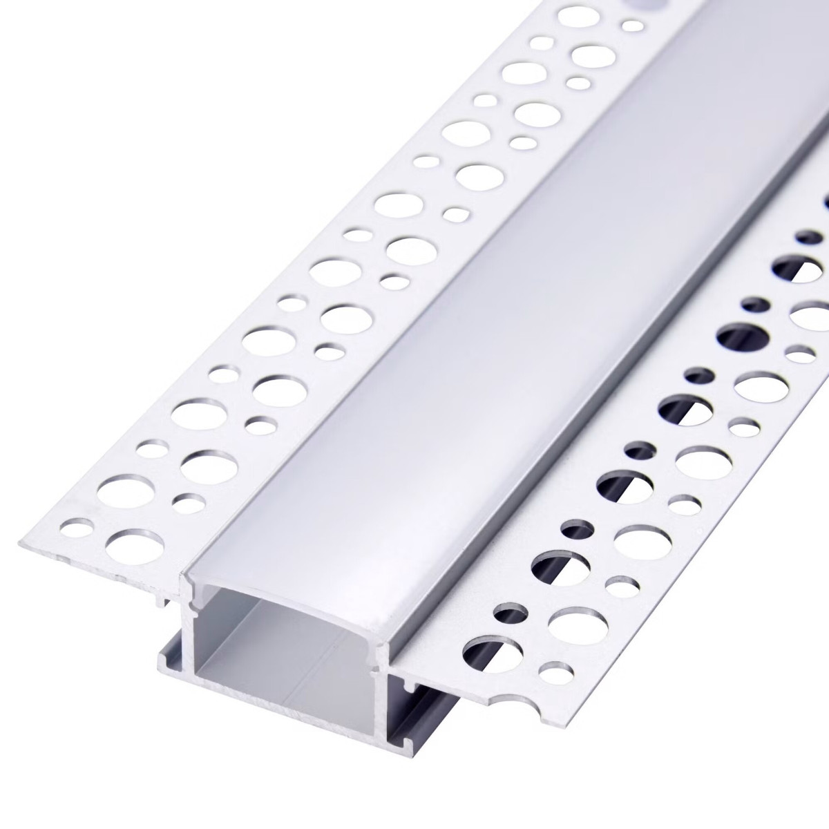 Profilé Aluminium Encastrable pour Plâtre / Placo pour Ruban LED jusqu'à 20mm