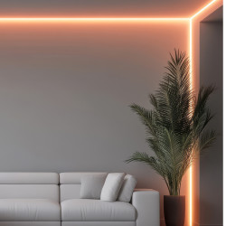 Profilé Aluminium d'Angle Encastrable Placo