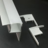 Aluminium profile led strip 2 m for false ceiling