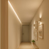 Profil en aluminium pour bande de leds de 2 m pour faux plafond