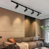 Spot LED noir orientable de 30W