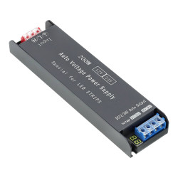 LED Auto Voltage Power Supply Transformer 12V/24V 200W