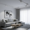 Spot LED linéaire 12W orientable blanc