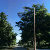 Lâmpada de rua solar LED 60W iluminação pública