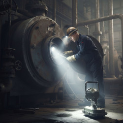 Projetor LED ATEX Portátil Recarregável