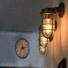 Luz de parede metalica industrial E27