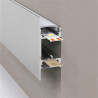 Aluminium profile for led strip double side lighting