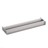 Perfil aluminio tira led iluminación lateral doble 1m
