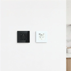 Base com ficha Schuko 16A USB A+C carregamento rápido 20W