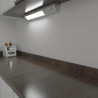 Under cabinet LED power light 9W Schuko & USB socket A+C - White/grey