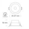 Downlight Led 9W détecteur de mouvement