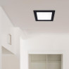 Downlight - Square 18W Panel BLACK