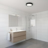 LED Ceiling Light - Round, 18W BLACK
