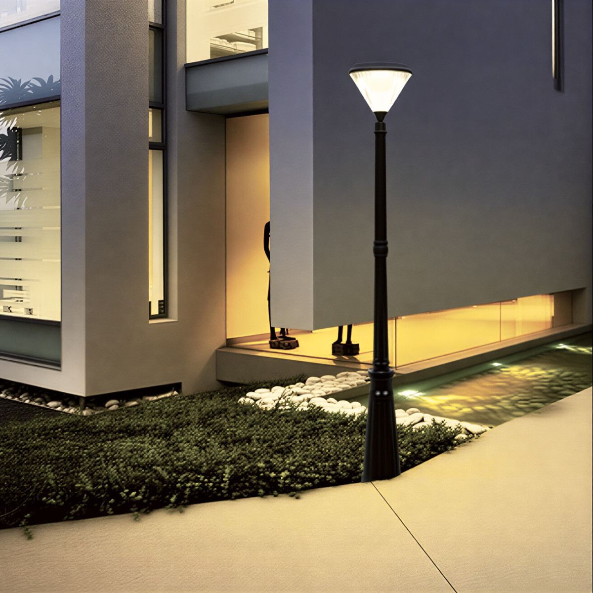 Lâmpada solar de rua 2M 6W IP65