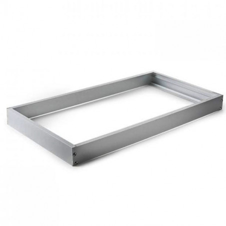 Marco aluminio plata para panel 60x120