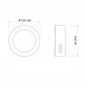 Plafonnier LED rond de 6W