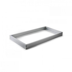 Marco aluminio plata para panel 30x60