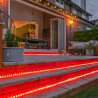 Bande LED monocolore 220V en rouge, vert ou bleu