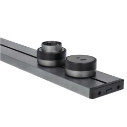 Tomada USB A+C 3.1A para calha deslizante